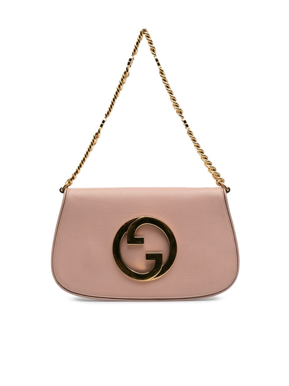 Gucci Blondie Baby Pink Shoulder Bag / Flap Bag, Gold Hardware, Dust Bag & Box